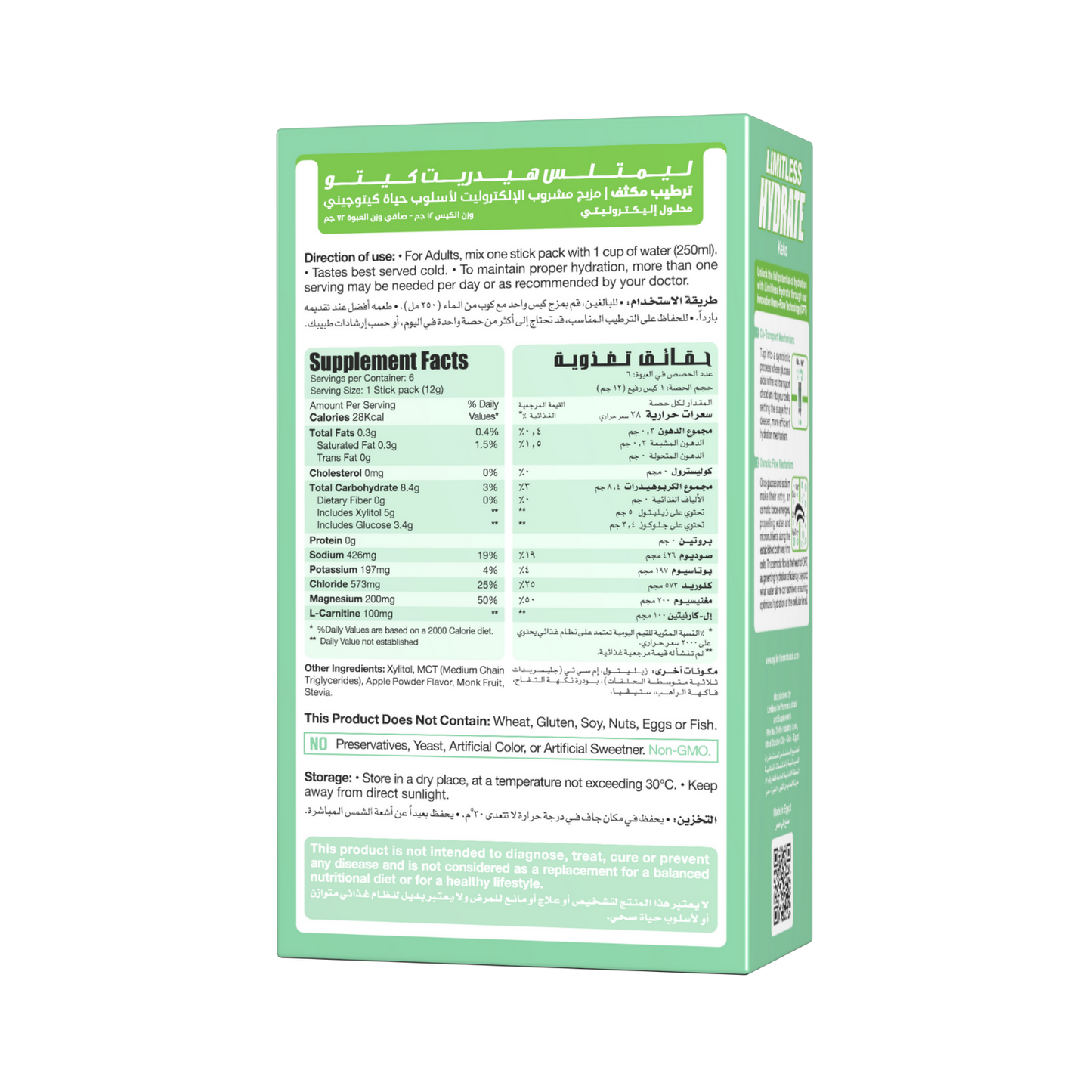 ليميتلس هيدريت كيتو